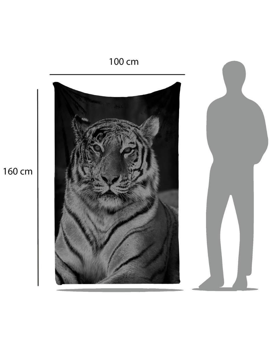 Frazada de tejido plano Tigre De Bengala unisex 5