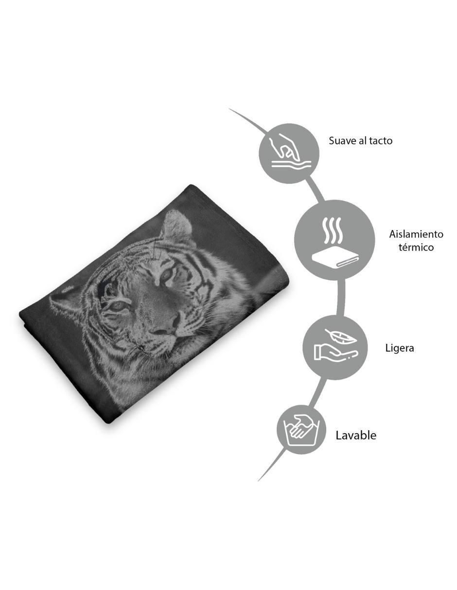 Frazada de tejido plano Tigre De Bengala unisex 3