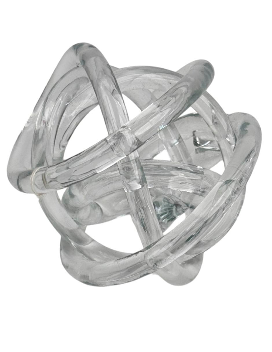 Figura de nudo de vidrio 2
