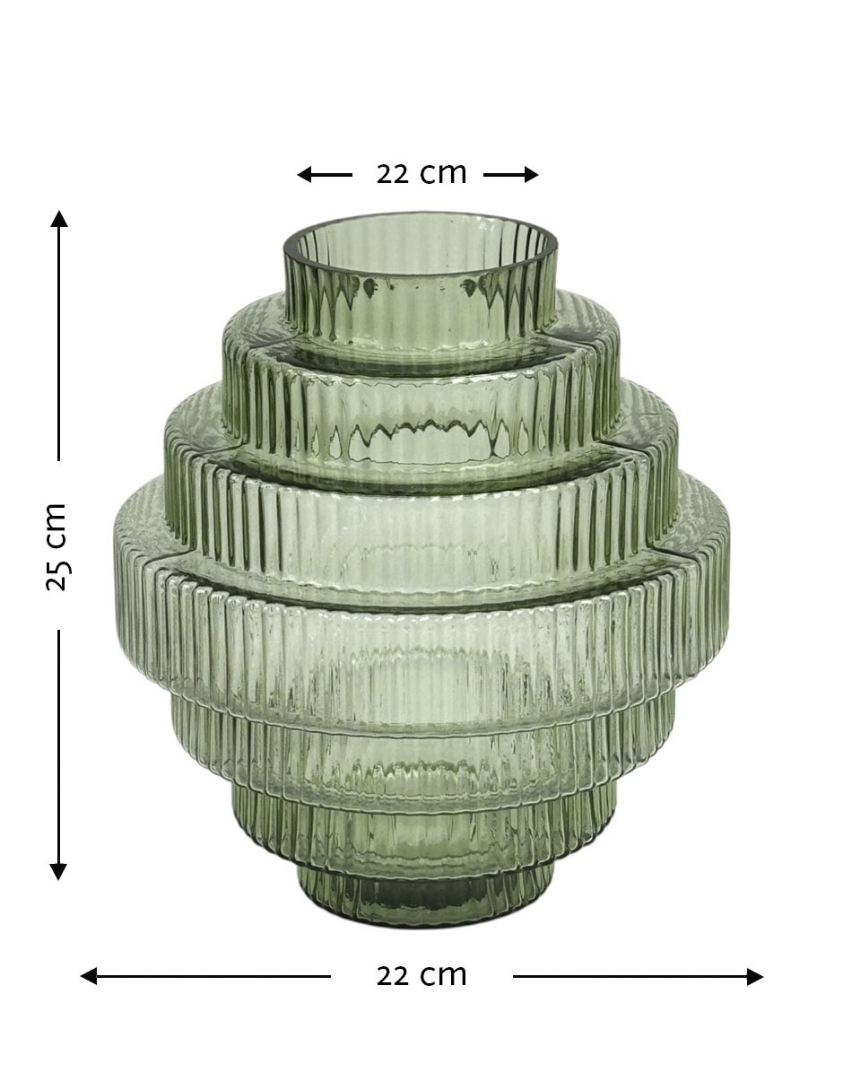 Florero de vidrio 5