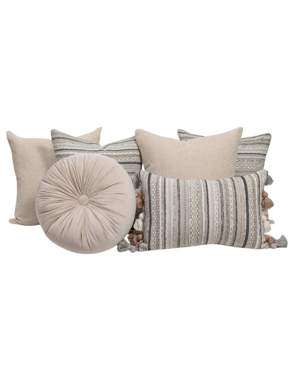 Set de cojín decorativo Beige