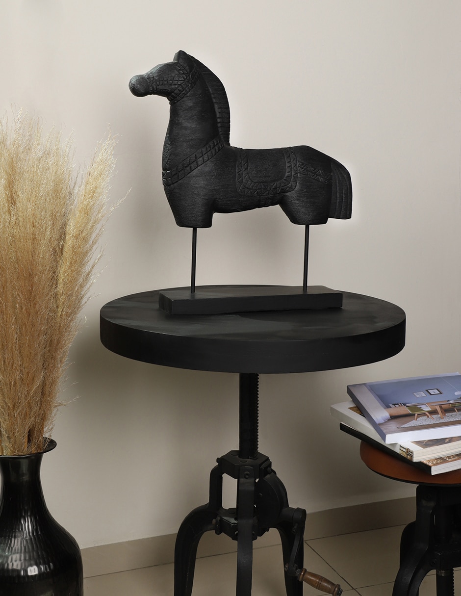 Escultura Caballo Ru de madera 4
