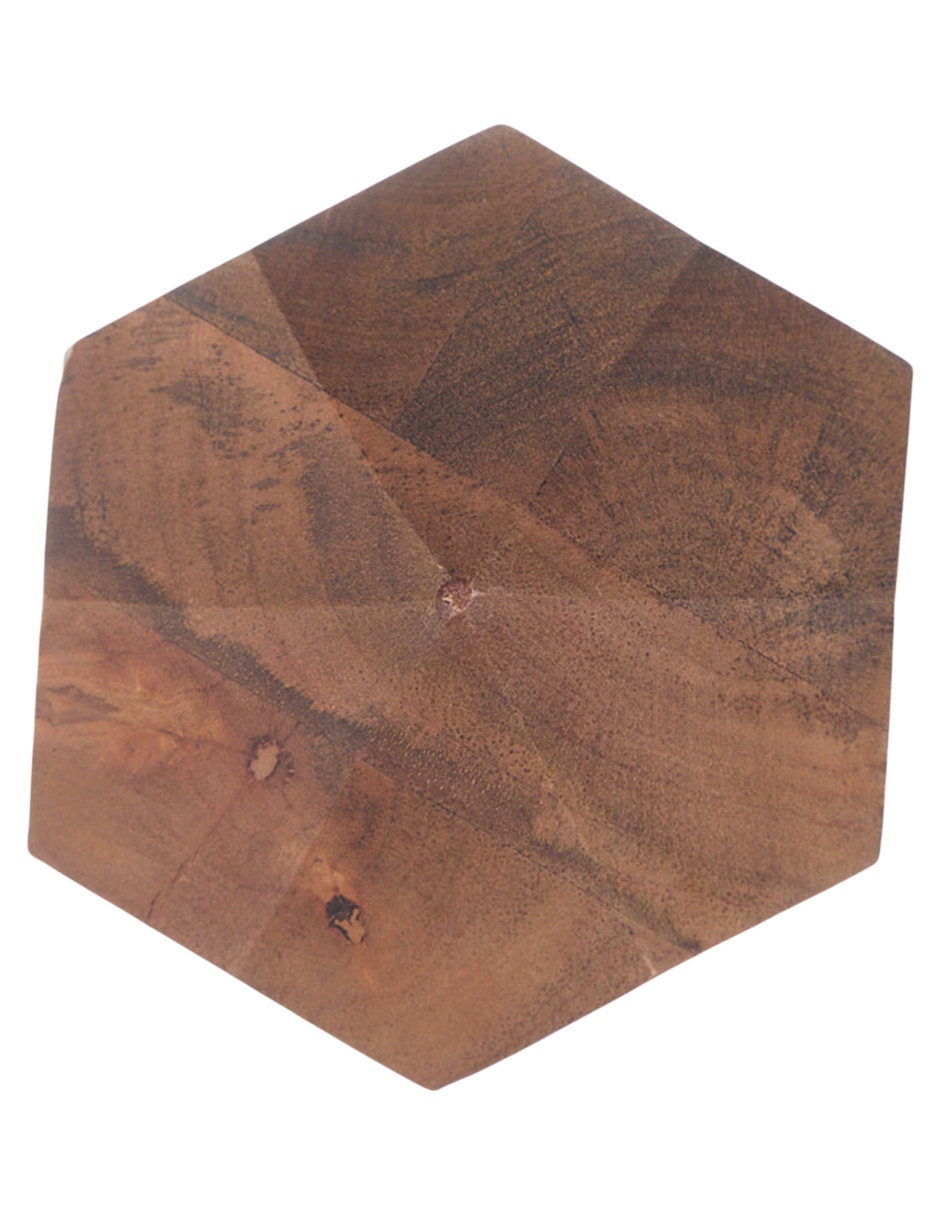 Figura de esfera Facetada de madera 3