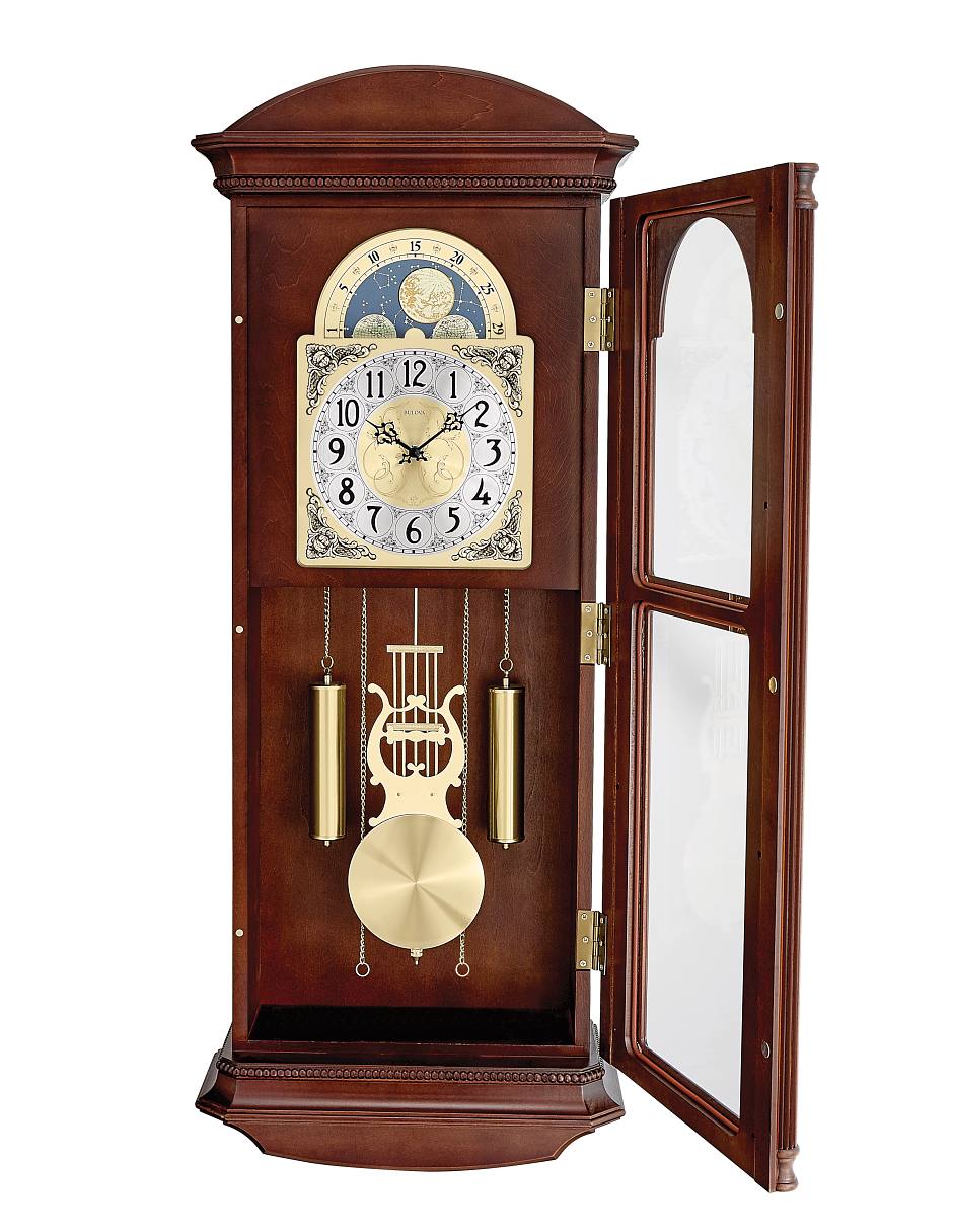 Reloj de pared de madera