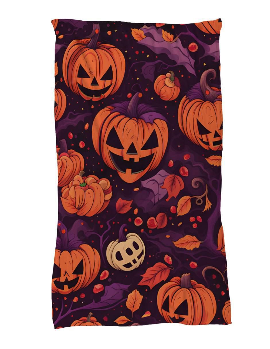 Frazada de tejido plano Halloween Calabaza unisex