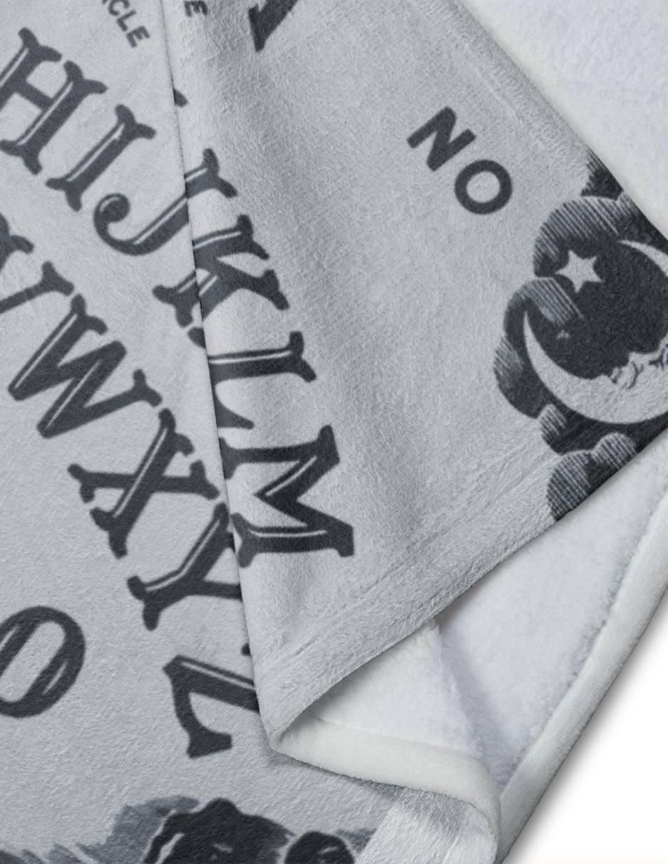 Frazada de tejido plano Halloween Ouija unisex 3