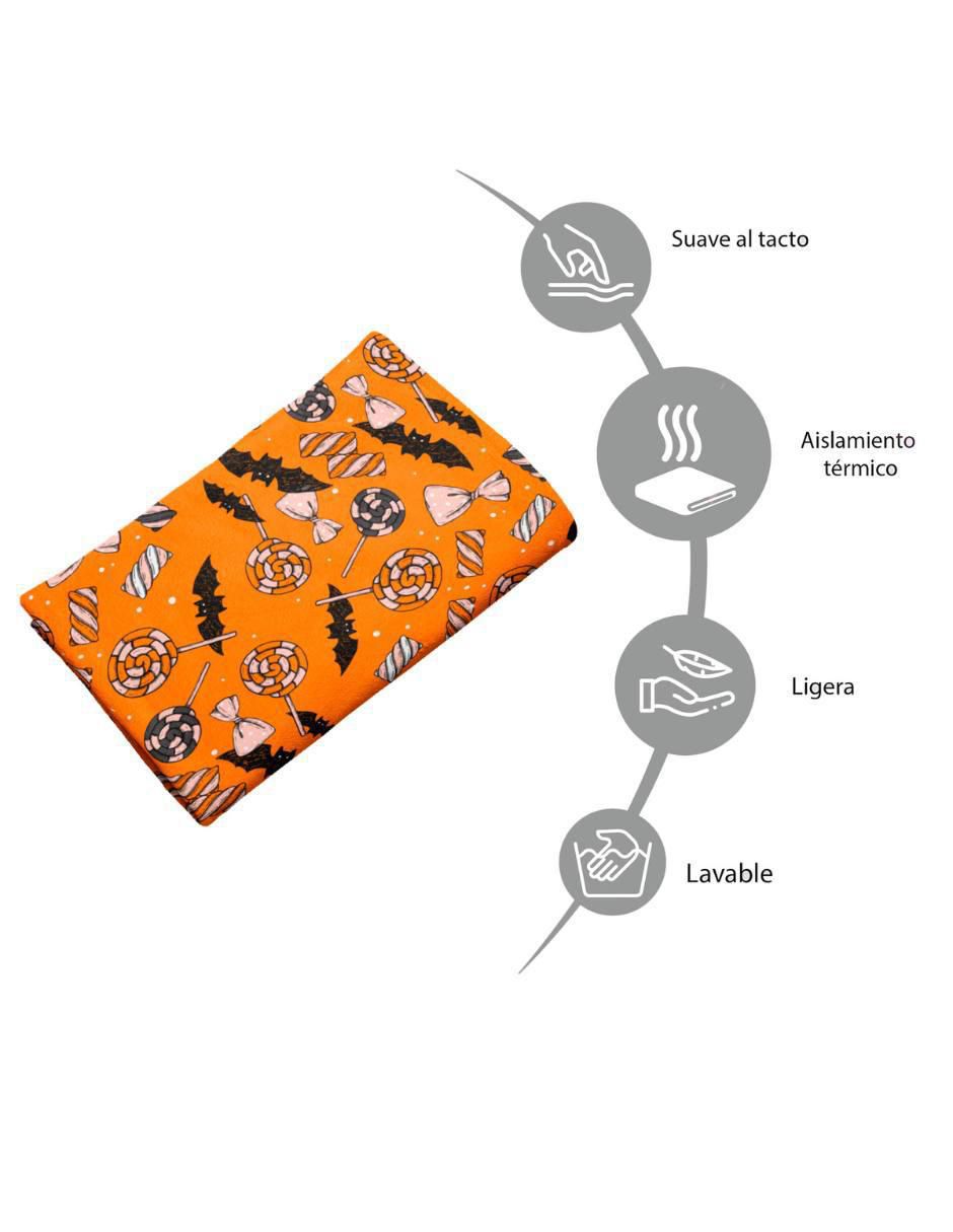 Frazada de tejido plano Dulces Halloween unisex 4