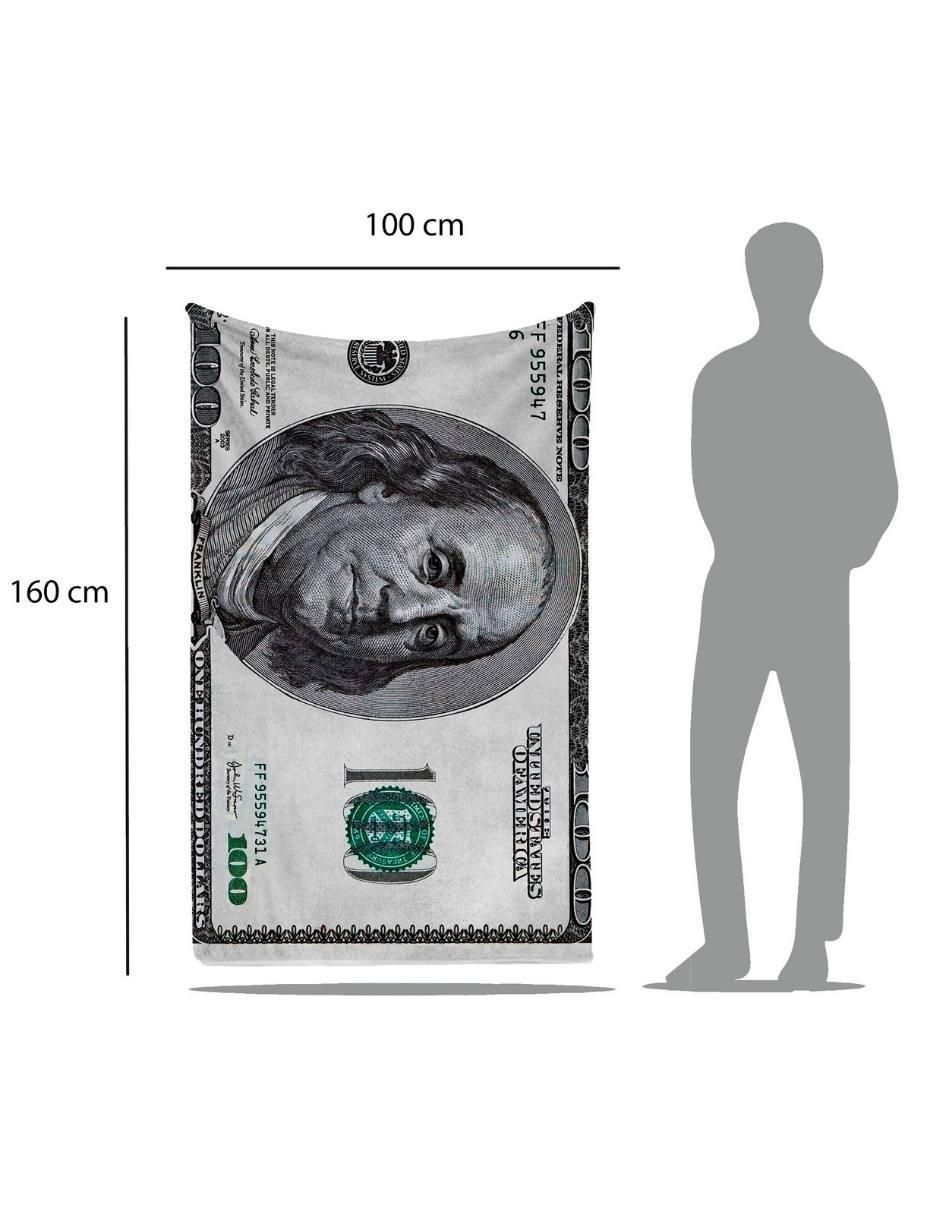 Frazada de tejido plano Billete De Dólar unisex 5