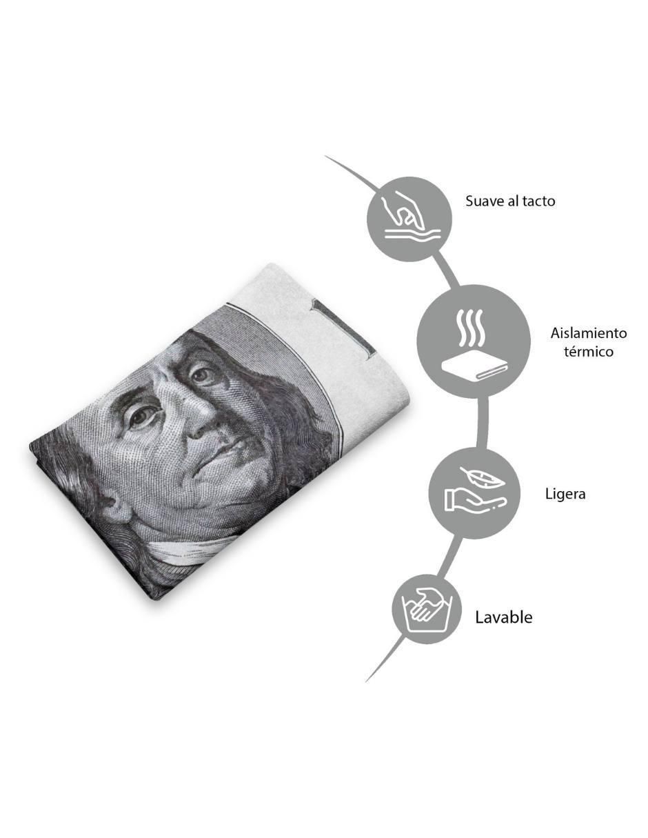 Frazada de tejido plano Billete De Dólar unisex 3