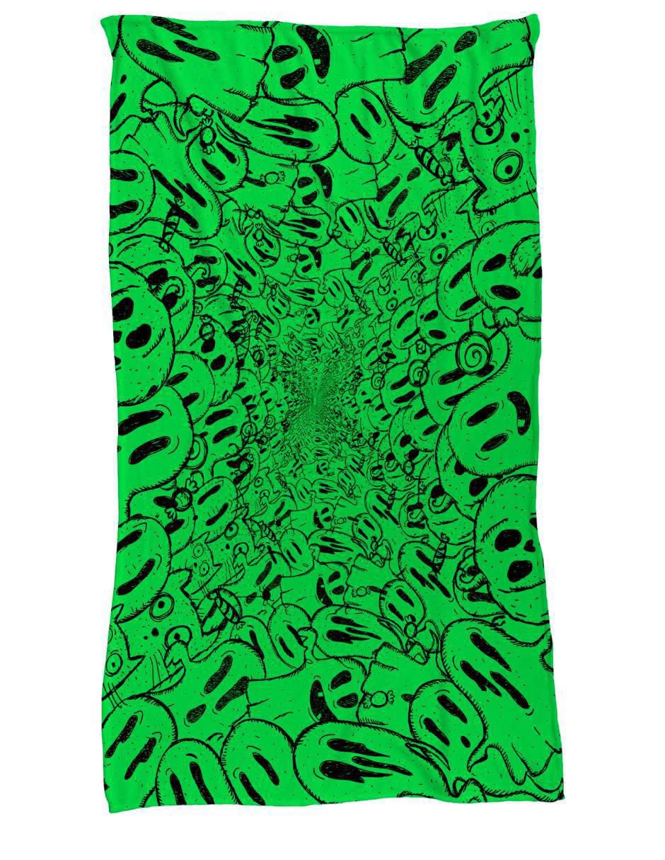 Frazada de tejido plano Halloween Fantasmas Vortex unisex