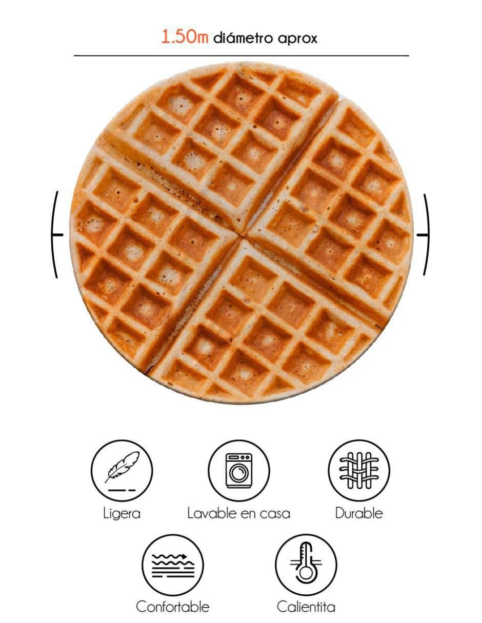 Frazada clásica de tejido plano Waffle 4