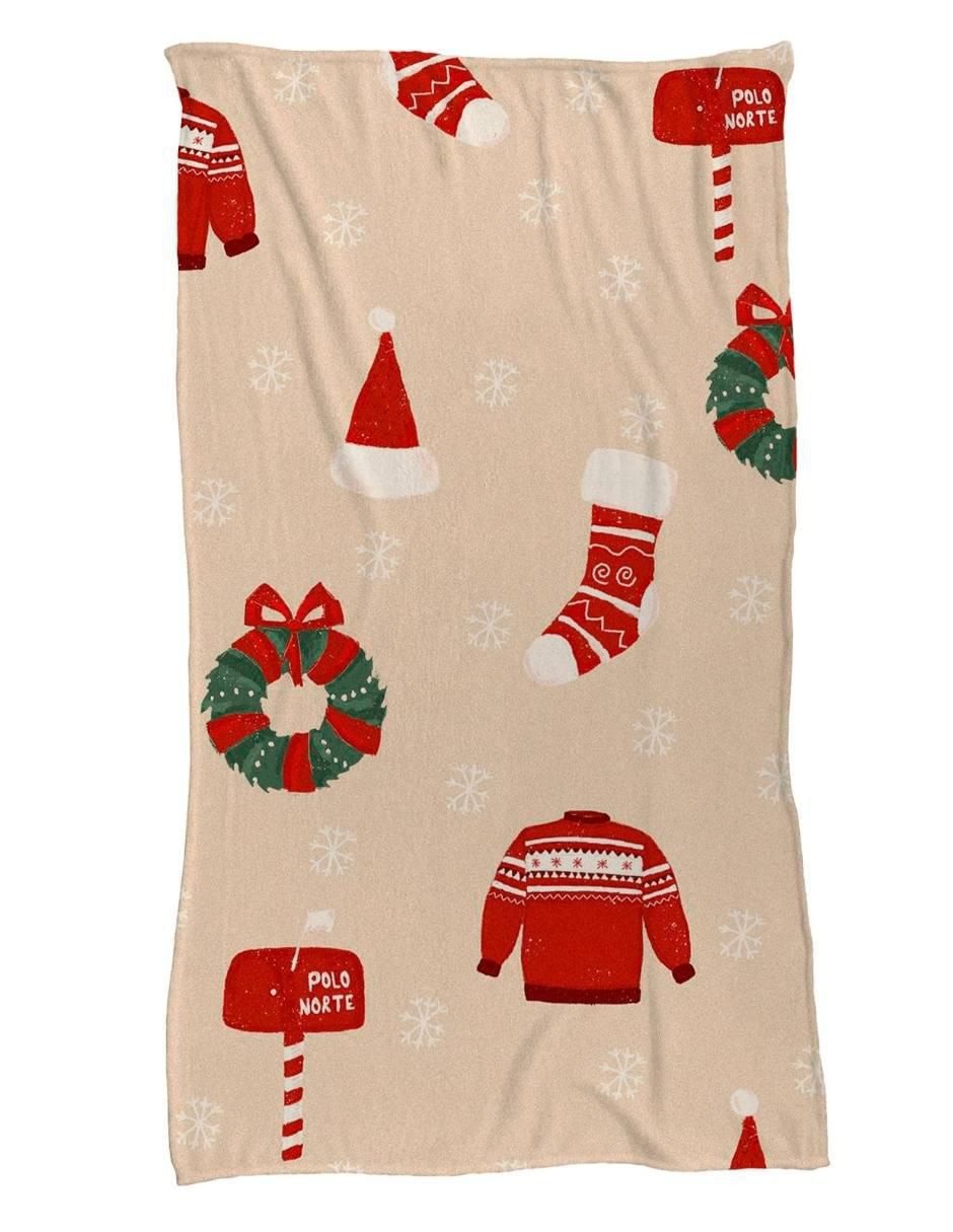Frazada clásica de tejido punto Adornos navideños unisex