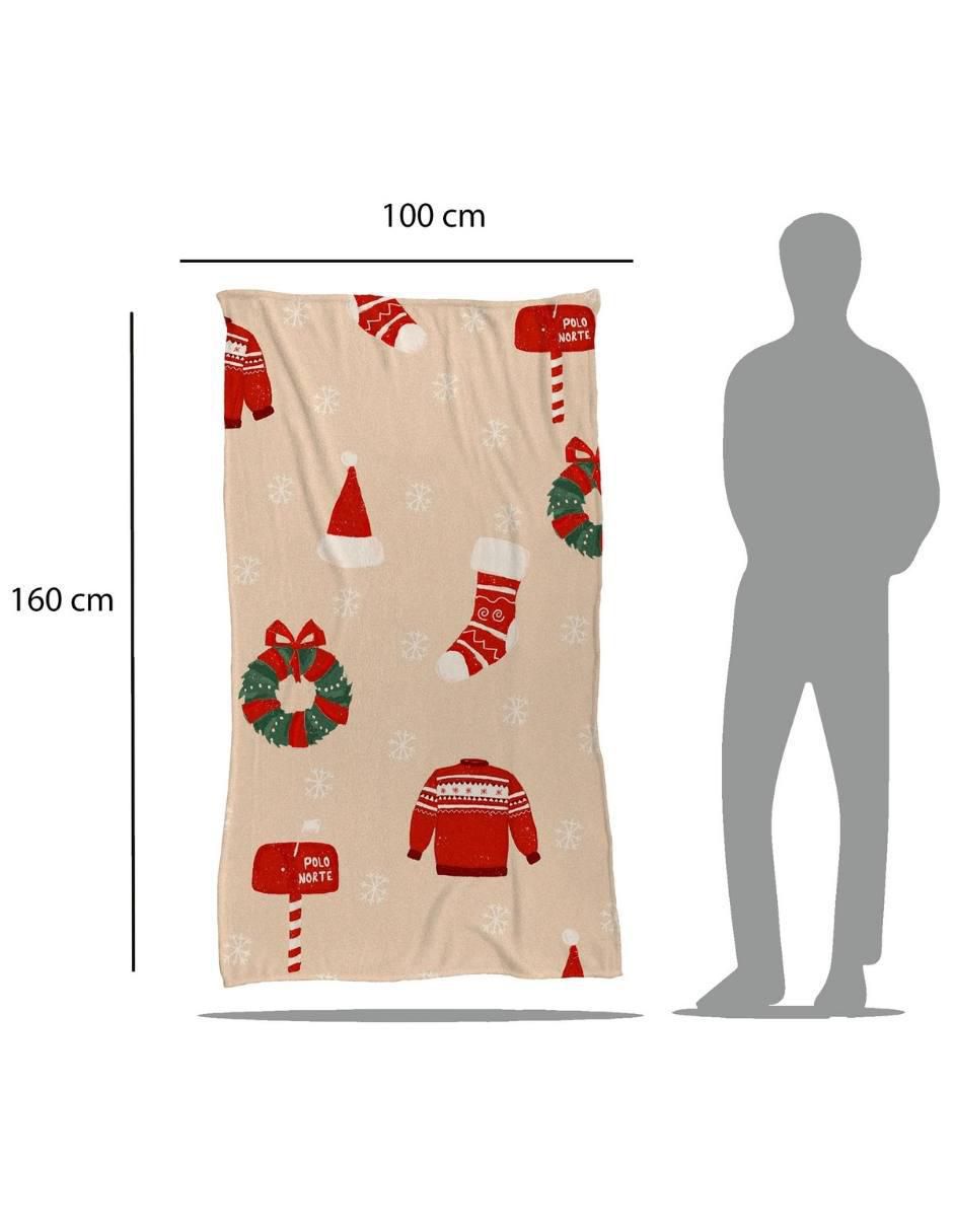 Frazada clásica de tejido punto Adornos navideños unisex 5