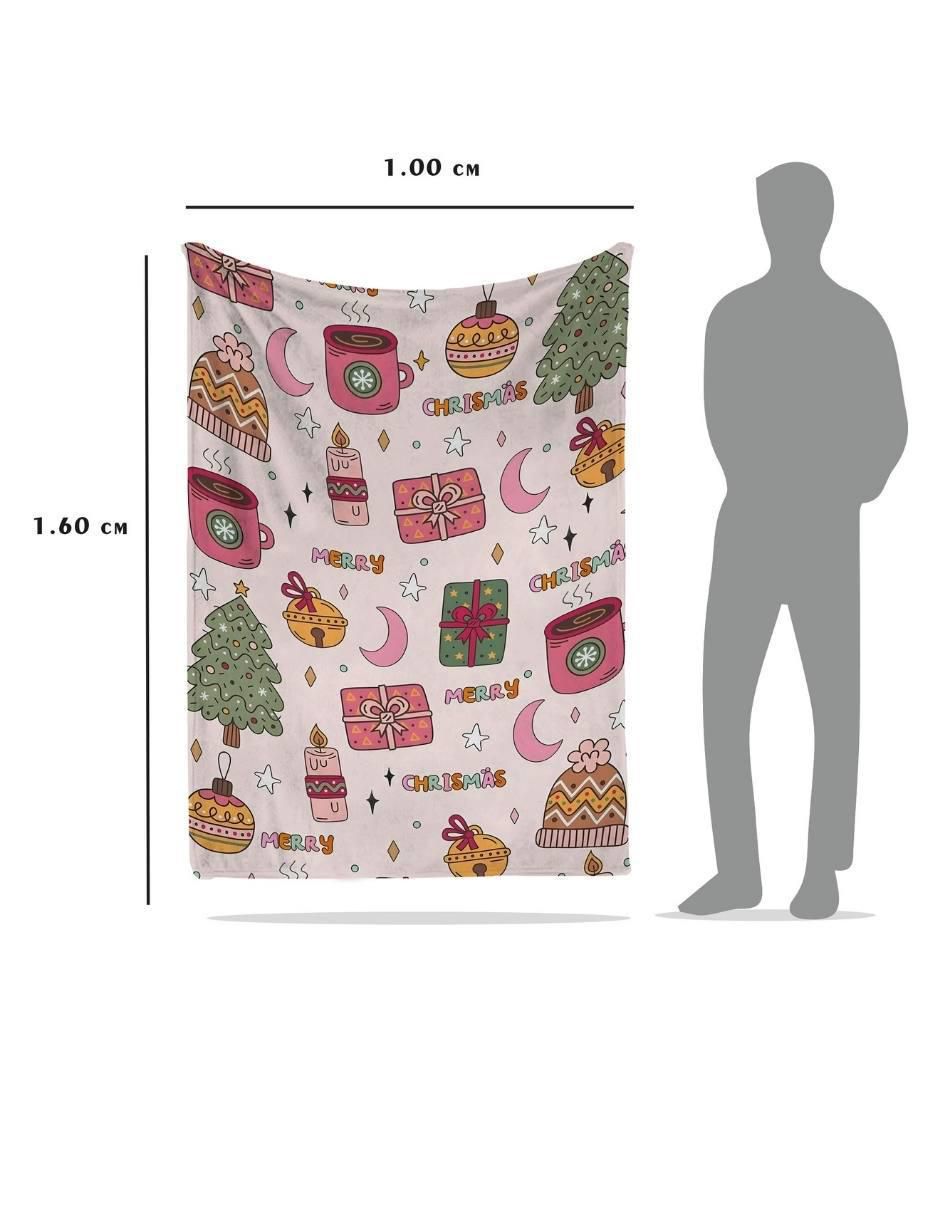 Frazada clásica de tejido punto Navidad girls unisex 5