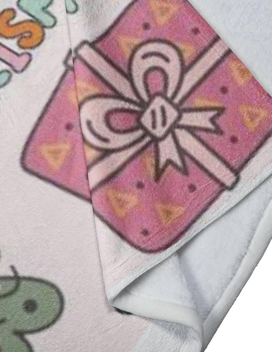 Frazada clásica de tejido punto Navidad girls unisex 3