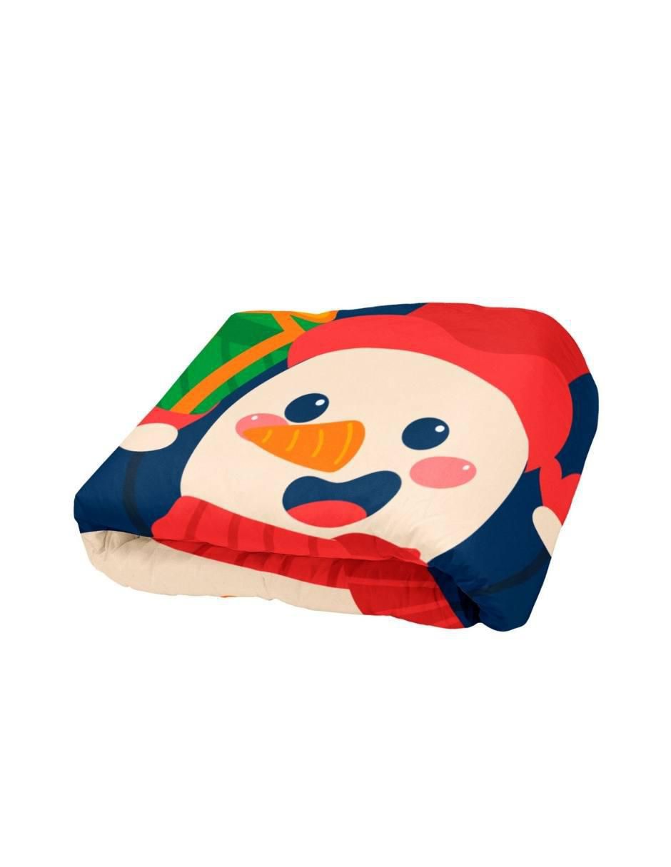 Frazada clásica de tejido punto Muñeco de nieve unisex 2