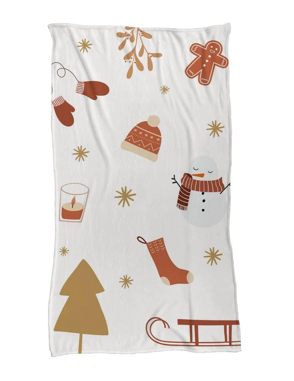 Frazada clásica de tejido punto Navidad unisex
