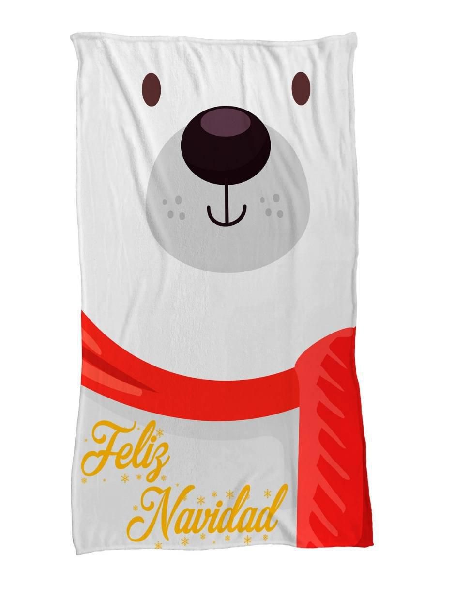 Frazada clásica de tejido punto Oso polar unisex