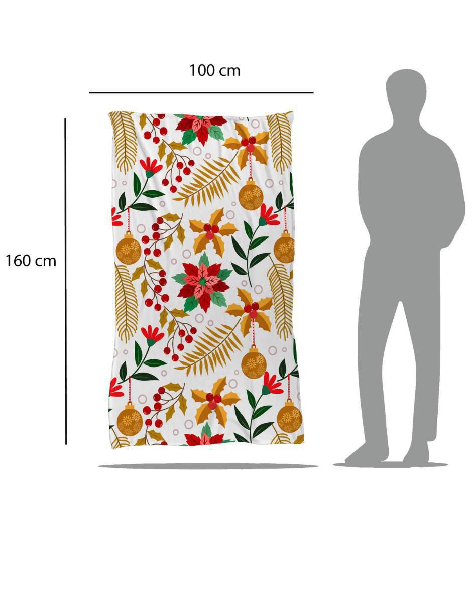 Frazada clásica de tejido punto Patrón navideño unisex 5