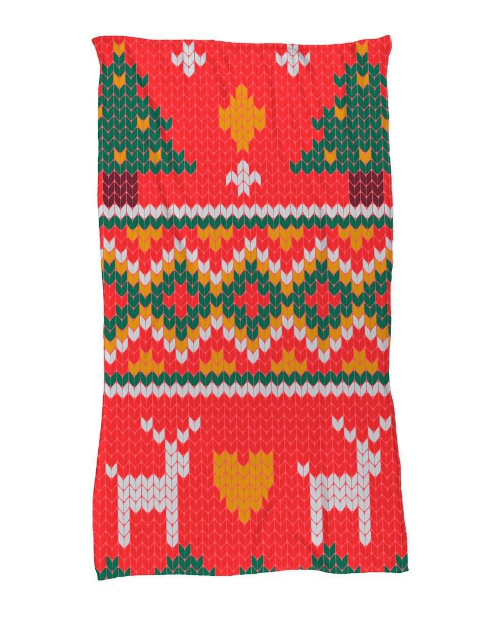Frazada clásica de tejido punto Suéter navideño unisex