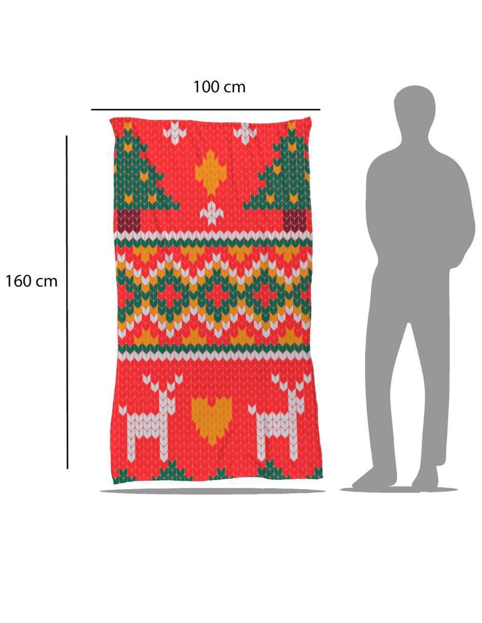 Frazada clásica de tejido punto Suéter navideño unisex 5