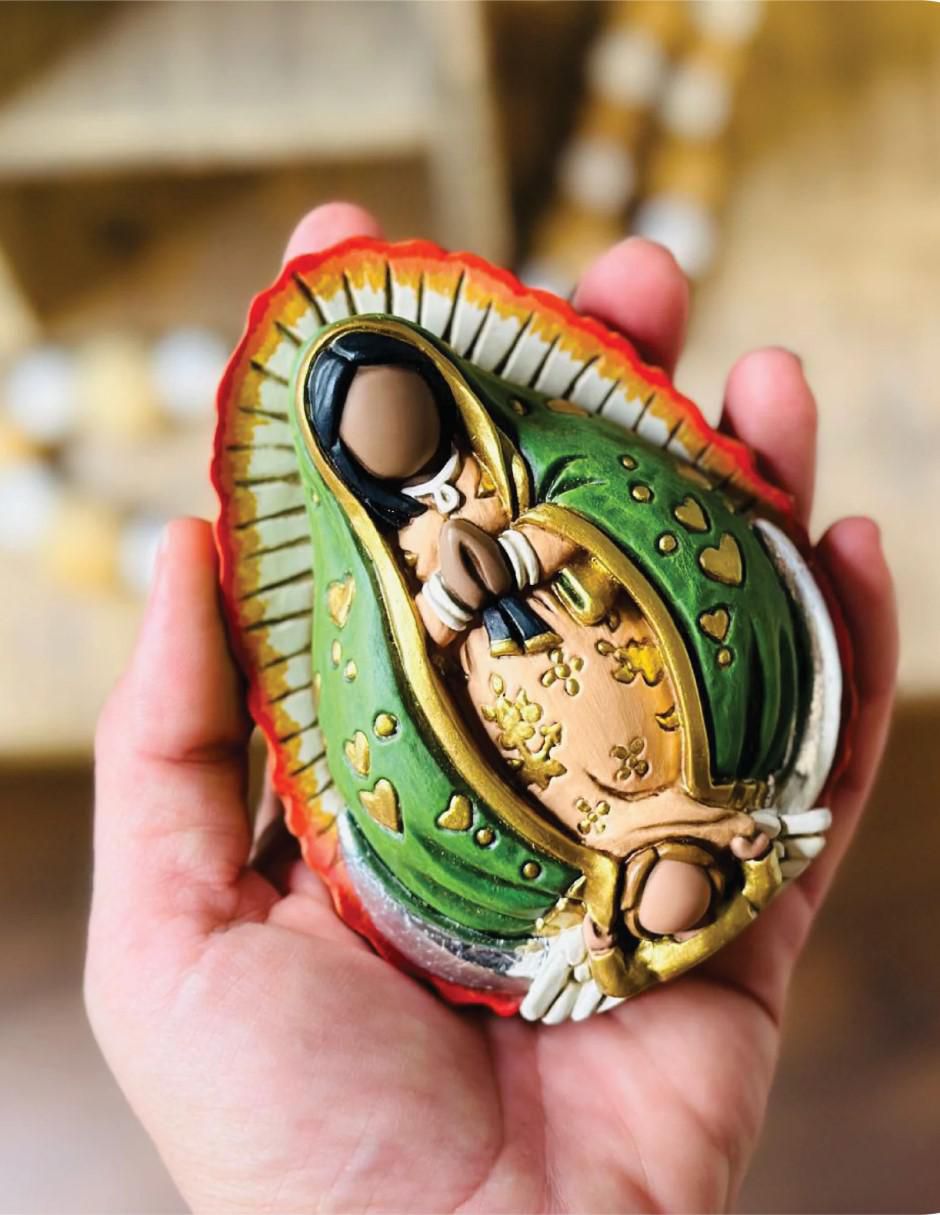 Escultura religiosa Virgen Guadalupe 2