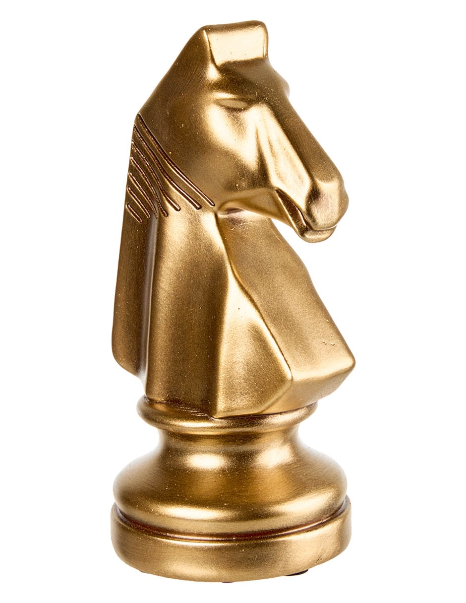 Figura de caballo de ajedrez Caballo Gold 2