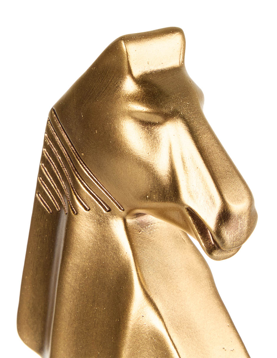 Figura de caballo de ajedrez Caballo Gold 4
