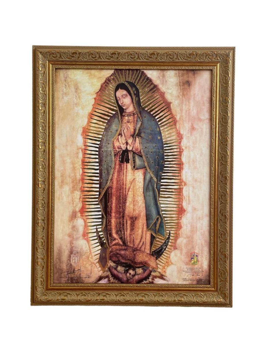 Cuadro Virgen De Guadalupe técnica polioleo