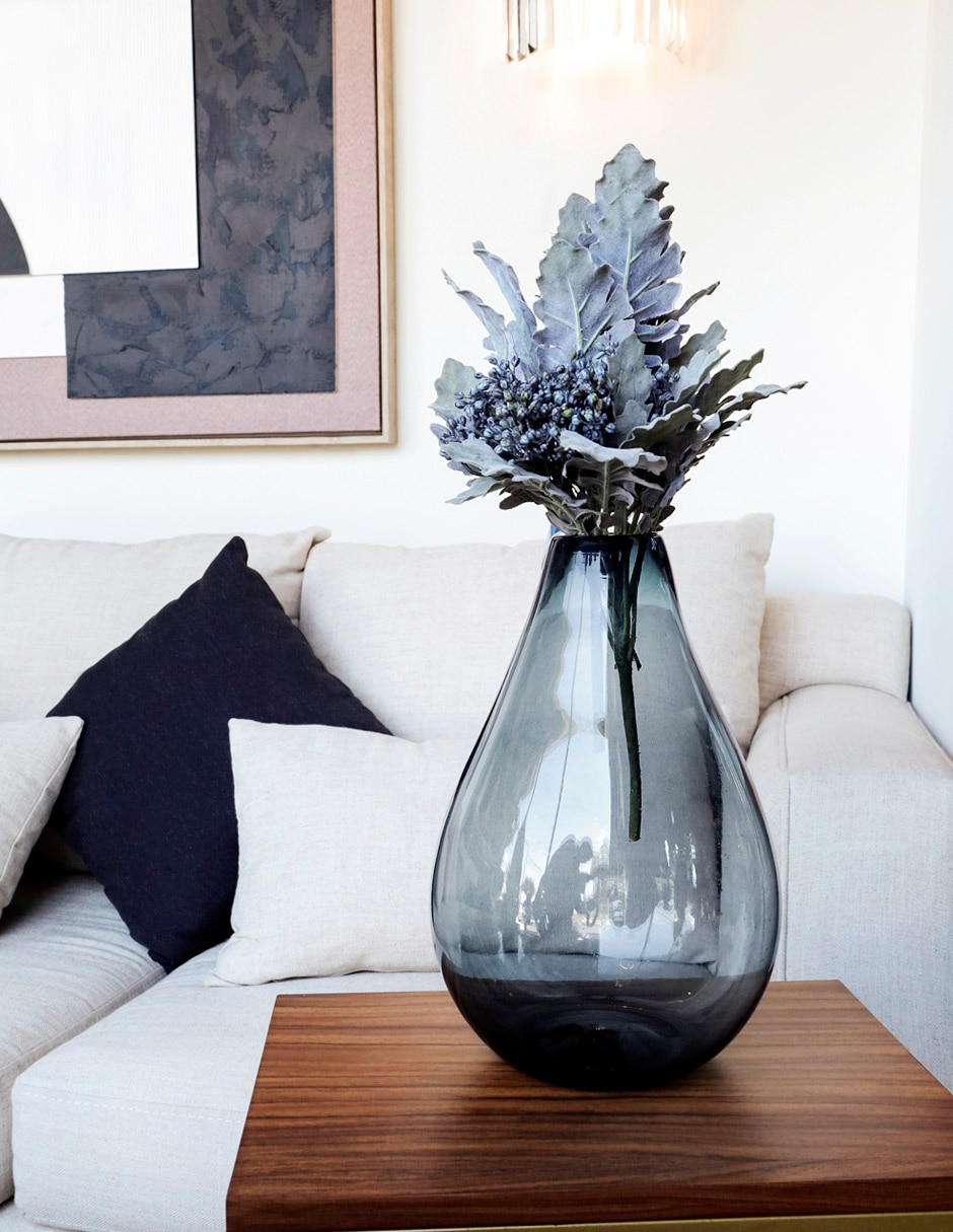 Florero de vidrio 4