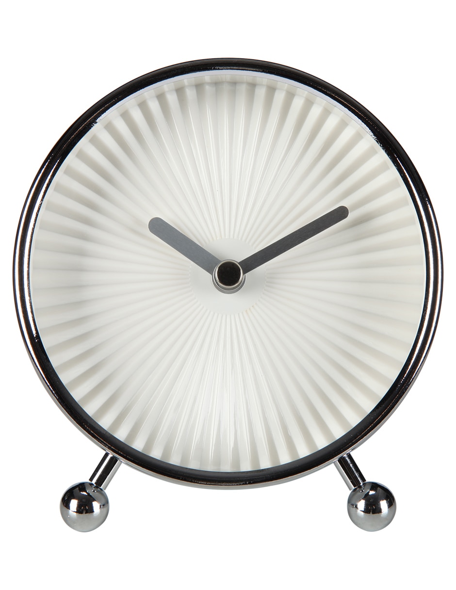 Reloj mesa de metal