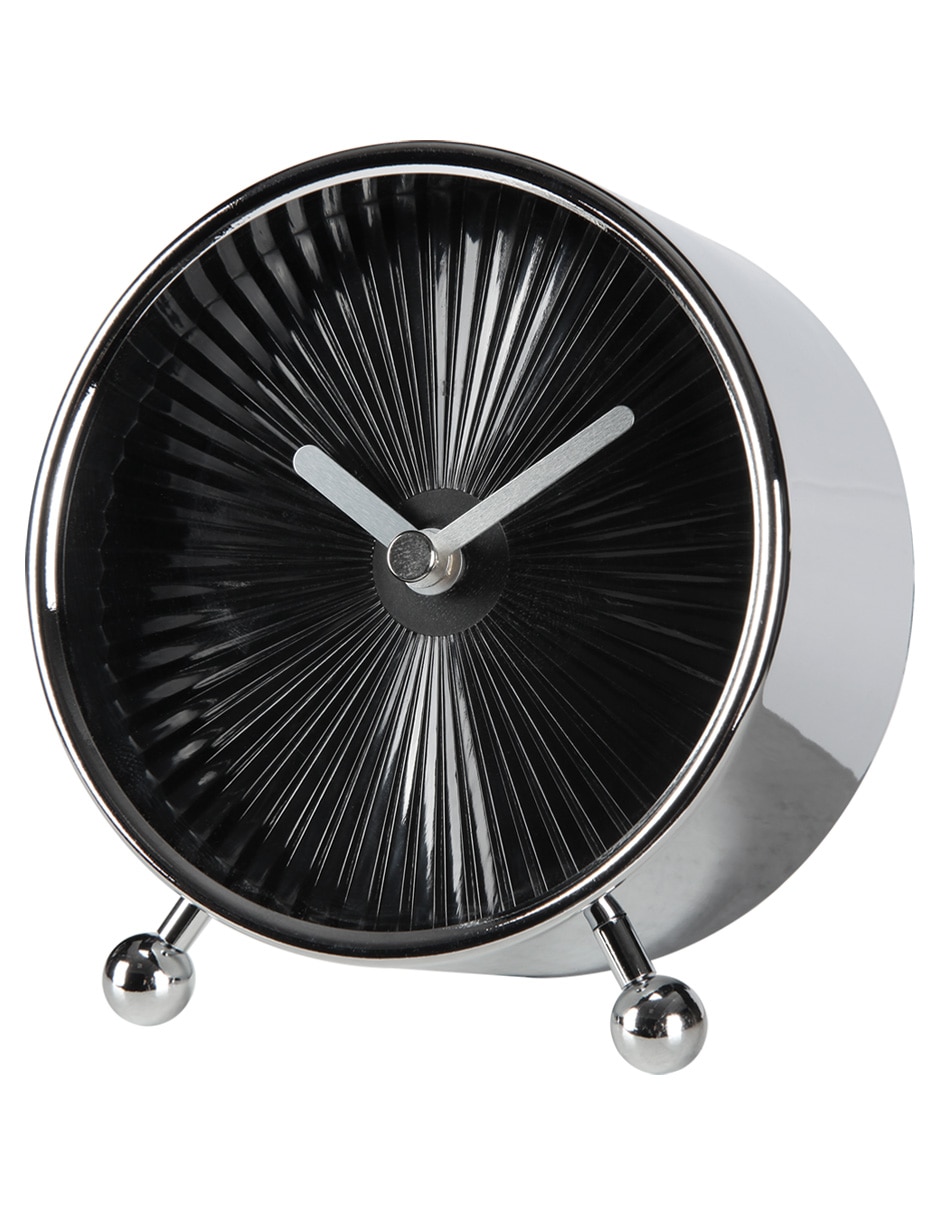 RELOJ MESA ESENCIAL MID CENTU, NEGRO