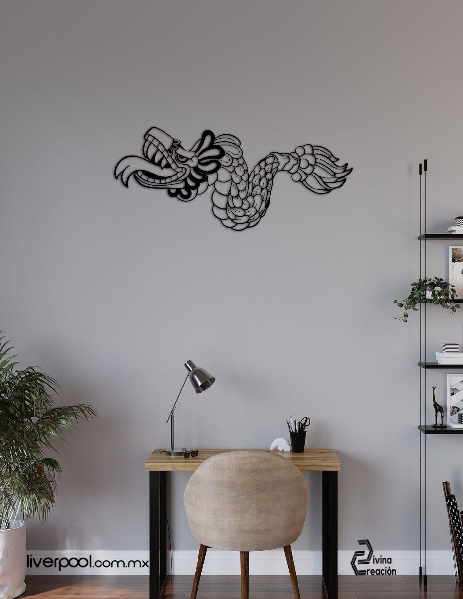 Accesorio decorativo geométrico serpiente emplumada 2