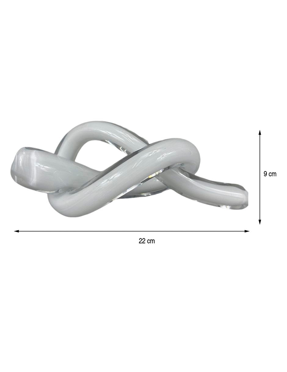 Figura de nudo Nudo Glam Contempo de vidrio 4