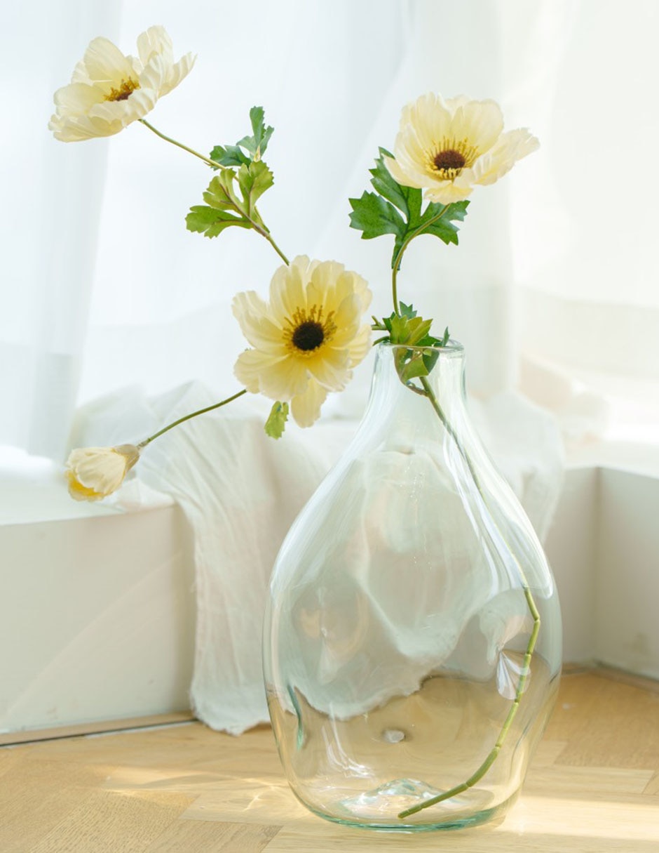 Florero de vidrio 5