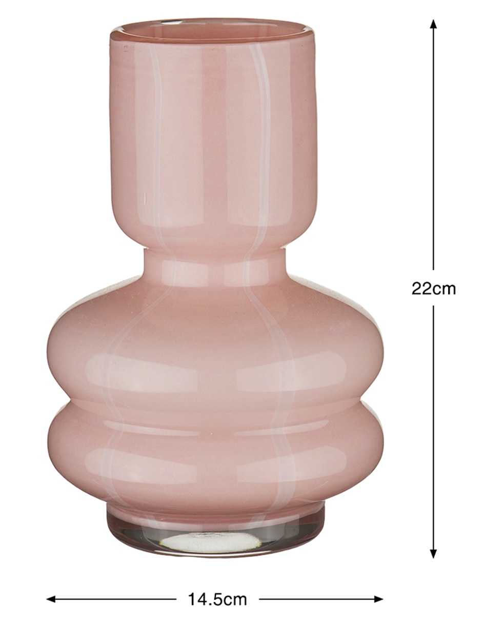 Florero de vidrio 6