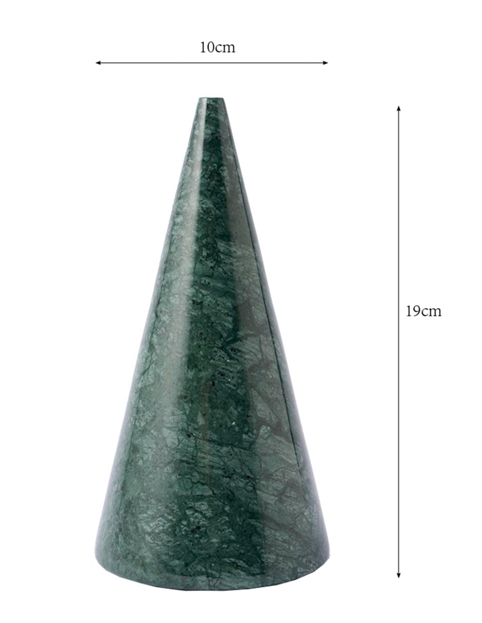 Figura de cono de mármol 5