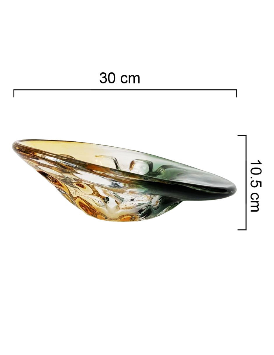 Bowl Amber de vidrio 3