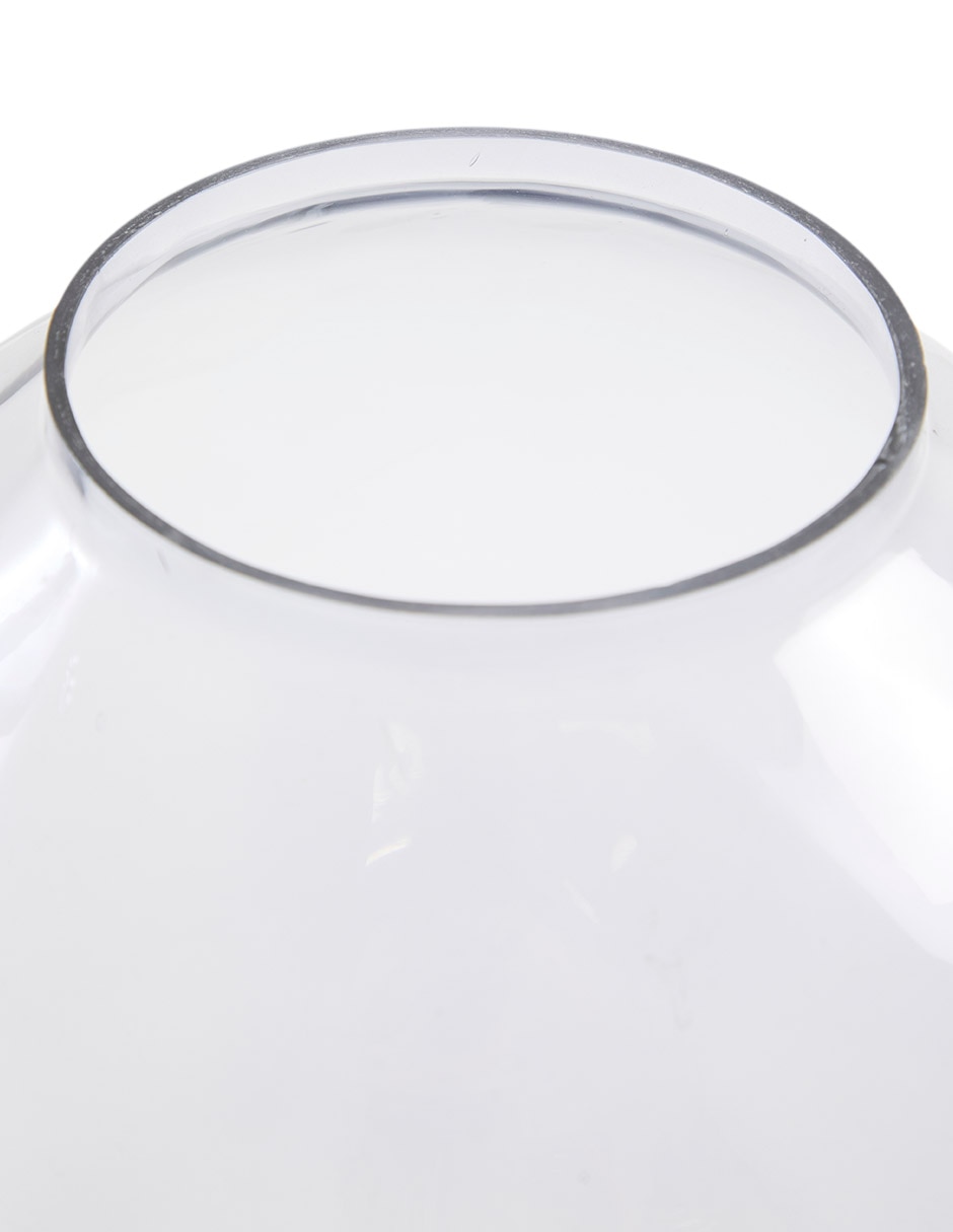 Florero Clear Rustic de vidrio 2