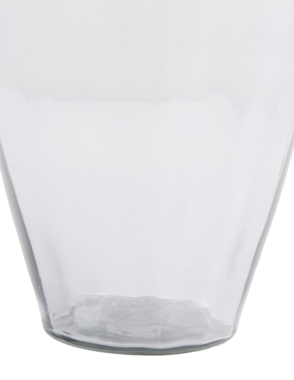 Florero Clear Rustic de vidrio 3