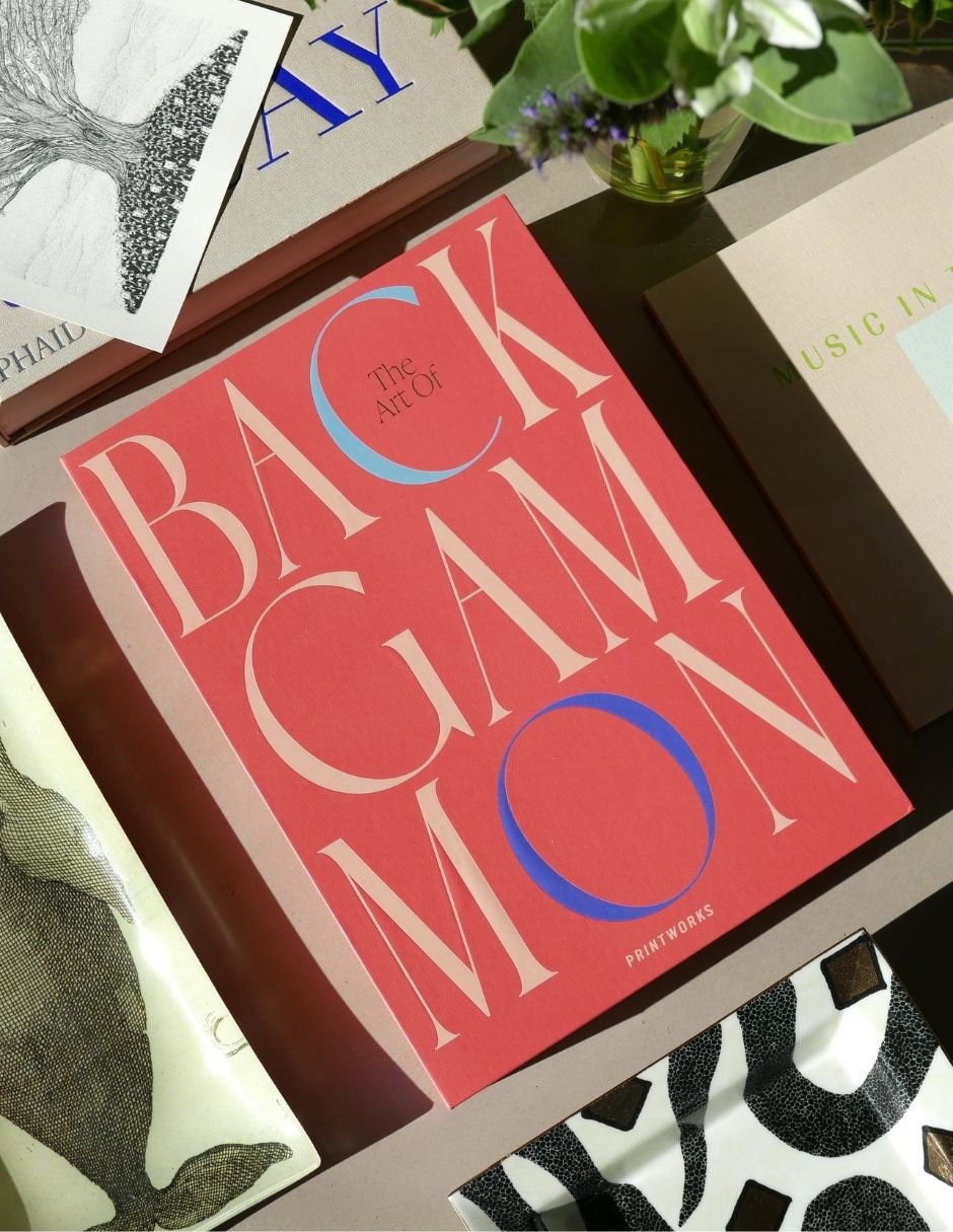 Caja decorativa con set Board Game Art of Backgammon 3