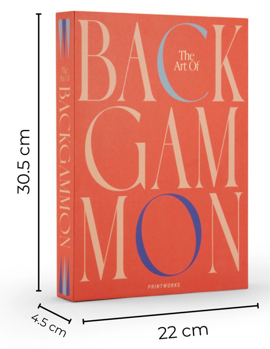 Caja decorativa con set Board Game Art of Backgammon 5