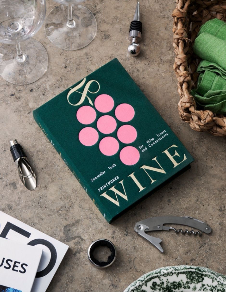Caja decorativa con set Wine Tools 5
