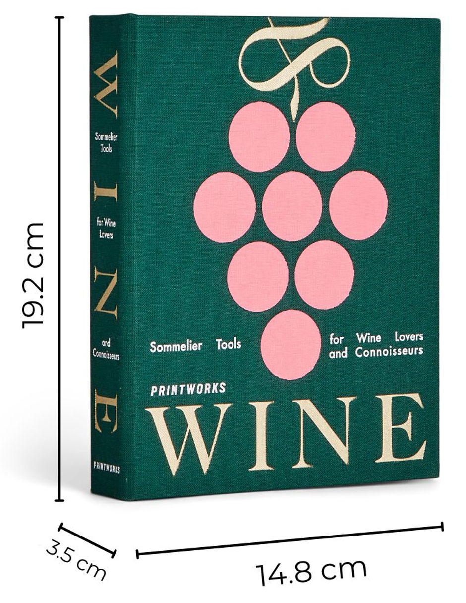 Caja decorativa con set Wine Tools 7