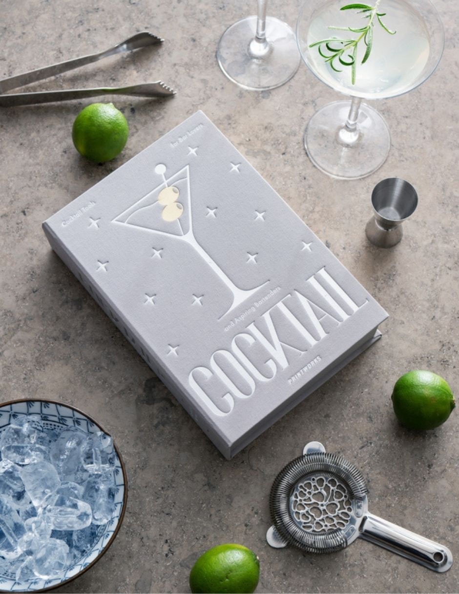 Caja decorativa con set Cocktail Tool 4