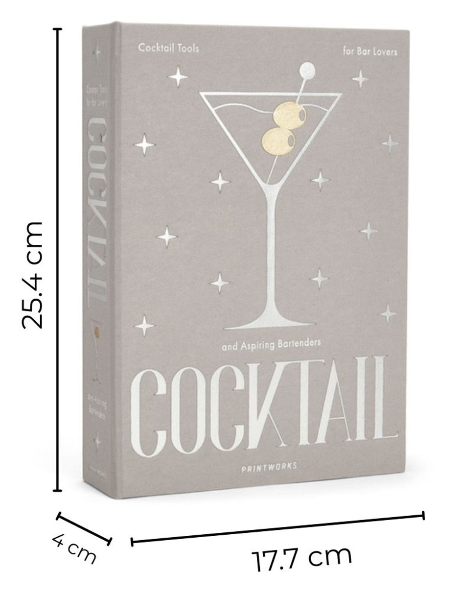 Caja decorativa con set Cocktail Tool 6