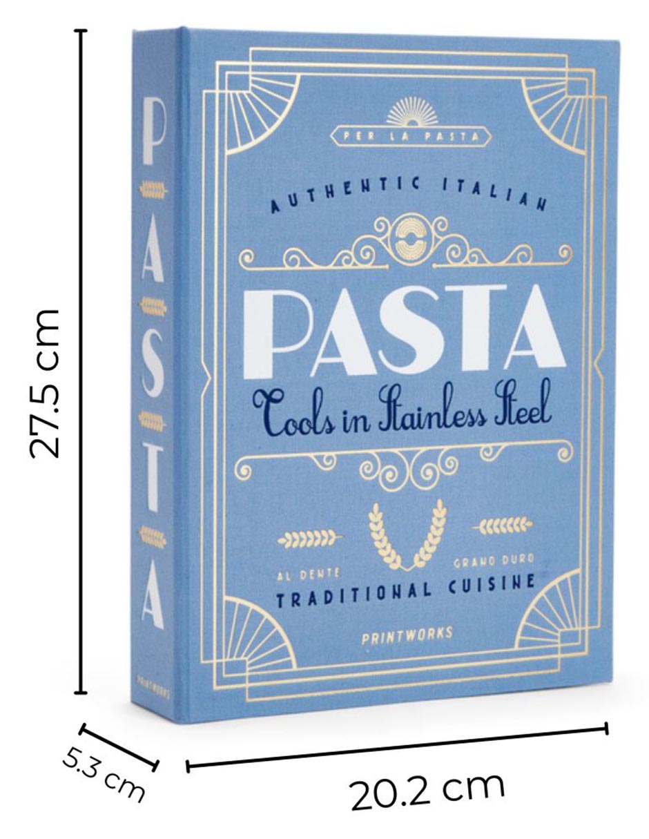 Caja decorativa con set Pasta Tools 9