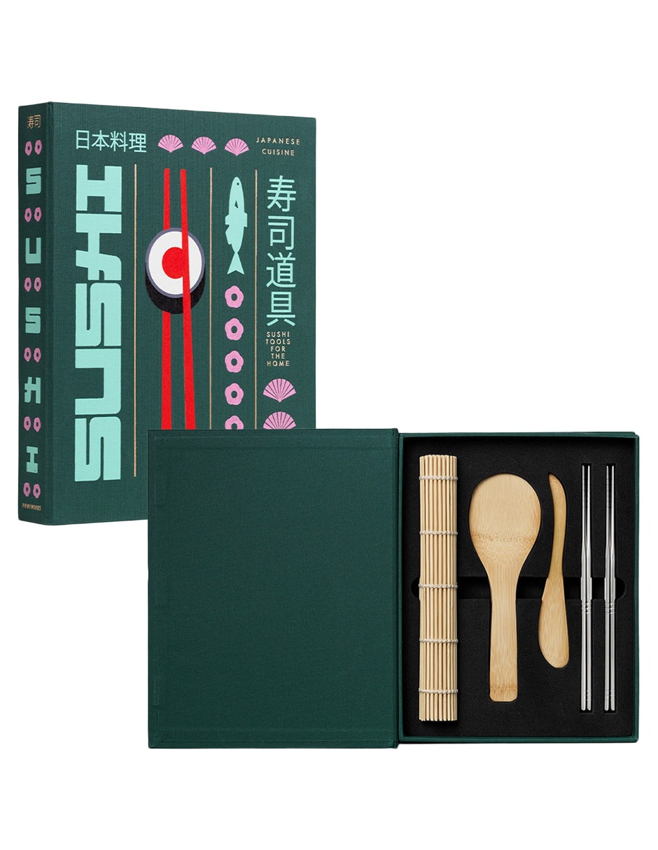 Caja decorativa con set Sushi Tools