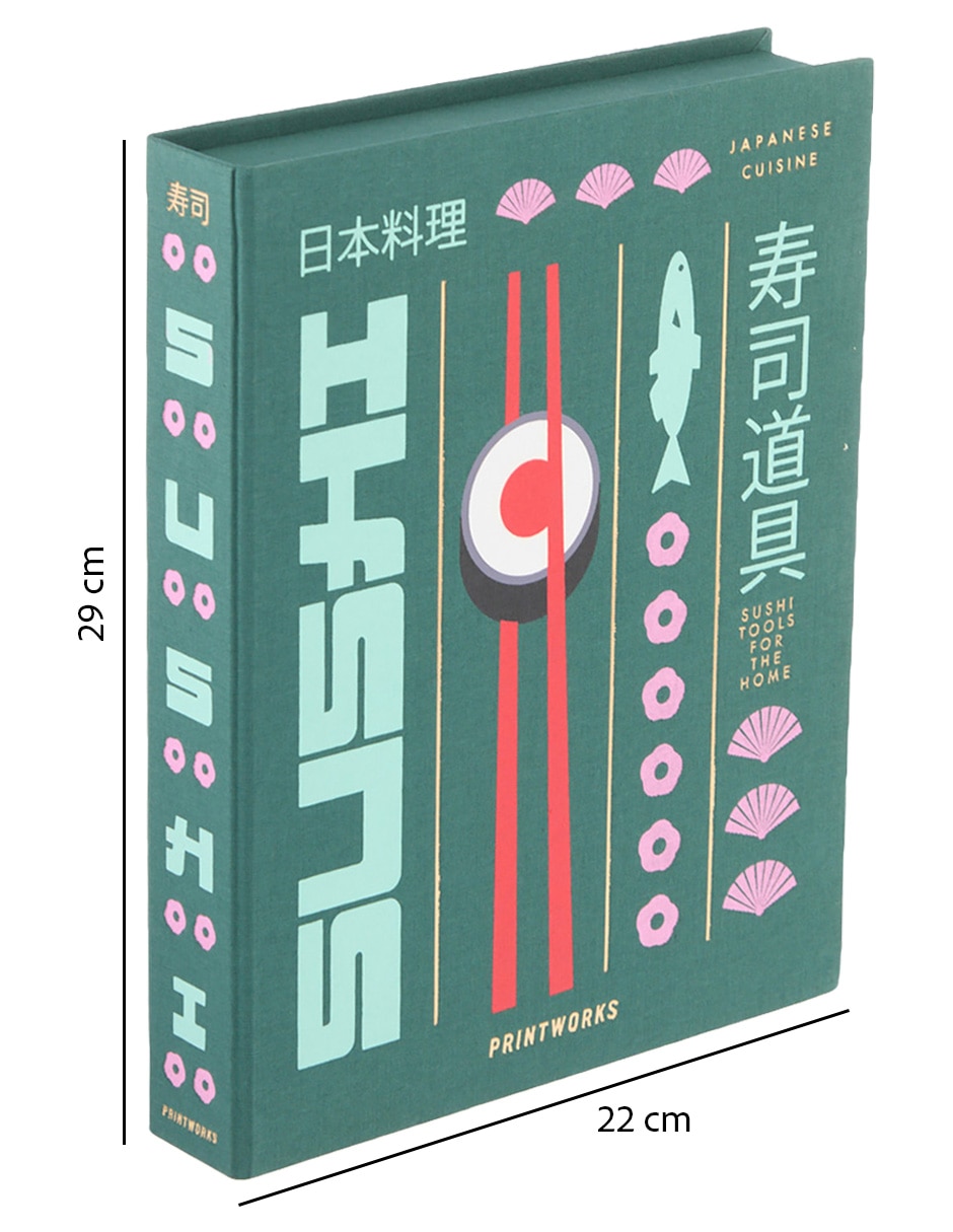 Caja decorativa con set Sushi Tools 7