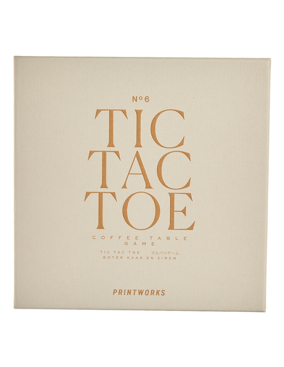 Caja decorativa con set Board Game Tic Tac Toe 3